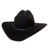 Montecarlo Hats Black 6X Pistol Pete Hat -Western Cowboy Equipment Shop 0397bl