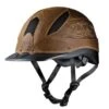 Troxel Brown Cheyenne Helmet -Western Cowboy Equipment Shop 04 381 e
