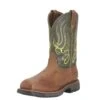 Ariat Men's WorkHog Mesteno Waterproof Composite Toe Work Boot -Western Cowboy Equipment Shop 10015400 3 4 front