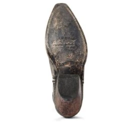 Ariat Women's Distressed Black Dixon -Western Cowboy Equipment Shop 10034044 sole