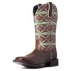 Ariat Women's Brown Pendleton Circuit Square Toe -Western Cowboy Equipment Shop 10038476 3 4 front 2