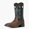Ariat Men's Sport Buckout Boots -Western Cowboy Equipment Shop 10038501 3 4 front warm