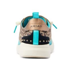 Ariat Women's Leopard Stud Hilo -Western Cowboy Equipment Shop 10044429 heel