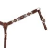 Circle Y Brown And White Beaded Aztec Breast Collar -Western Cowboy Equipment Shop 107486 default l