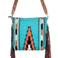 American Darling Aztec Blanket Fringe Purse -Western Cowboy Equipment Shop 116498 V