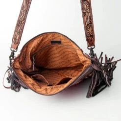 American Darling Conceal Carry Red Blanket Floral Tooled Bag -Western Cowboy Equipment Shop 120066 J