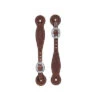 Weaver Leather Brown Basin Cowboy Spur Straps -Western Cowboy Equipment Shop 1289260