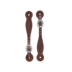 Weaver Leather Brown Basin Cowboy Spur Straps