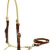 Showman Rope Tie Down With Leather Cheeks -Western Cowboy Equipment Shop 13500