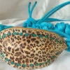 Cheetah Bronc Nose Rope Halter - Turquoise -Western Cowboy Equipment Shop 1452 9bs RH Cheeta Turq 12186.1552599208
