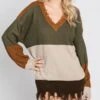 Olive Color Block Sweater -Western Cowboy Equipment Shop 15385976 da6ed804 c8f8 4b5d ad84 8086b434213e