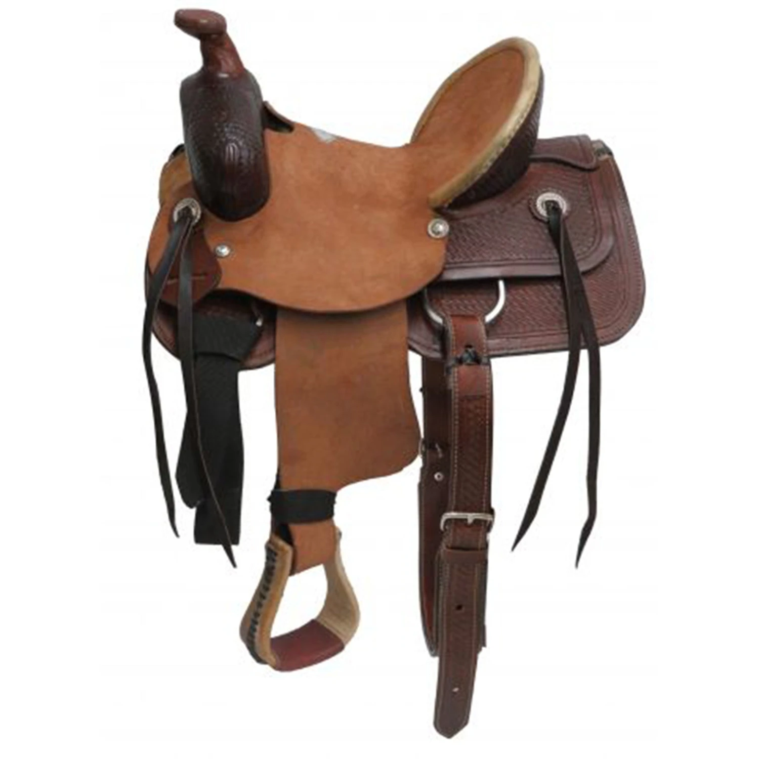 Double T Youth Buffalo Roper Saddle 3 Double T Youth Buffalo Roper Saddle