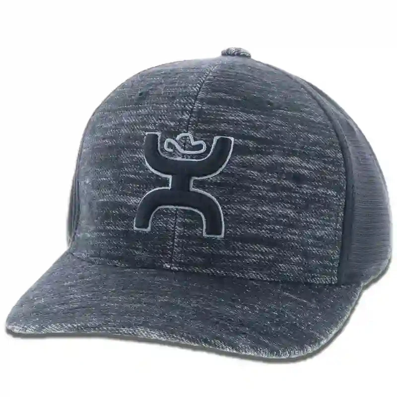 Hooey Youth Ash Black Flexfit Cap 3 Hooey Youth Ash Black Flexfit Cap