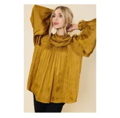 Solid Ruffled Satin Long Sleeve -Western Cowboy Equipment Shop 17405072 041df696 7f2d 4ae5 a0c1 0eeedd32effa