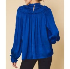 Solid Ruffled Satin Long Sleeve -Western Cowboy Equipment Shop 17405072 538324ce 2d41 40dd ba28 f8bf96283a02