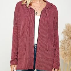 Burgundy Zip Up Hoodie -Western Cowboy Equipment Shop 17514120 53c30f53 79f