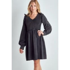 Washed Smocked Bust Flare Dress -Western Cowboy Equipment Shop 17540743 fbbfc83f 71ce 4ba6 aa6f 2cb30602dba5