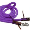 Showman Purple Nylon Barrel Reins -Western Cowboy Equipment Shop 19246pur