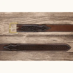Texas Saddlery Chocolate Combination Belt