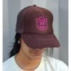 Brown/Pink Smiley Cap -Western Cowboy Equipment Shop 20210902 170533