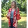 Red Floral Kimono -Western Cowboy Equipment Shop 20220810 110019