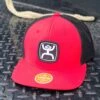 Hooey YOUTH High Profile Red/Black Cap-Hooey Up Patch -Western Cowboy Equipment Shop 20220824 154620