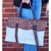American Darling Large Tooled Leather & Cowhide Tote -Western Cowboy Equipment Shop 20230215 123254copy