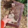 American Darling Brown/ White Cowhide Wallet -Western Cowboy Equipment Shop 20230215 131435