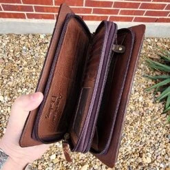 American Darling Brown Aztec & Tooled Leather Wallet -Western Cowboy Equipment Shop 20230216 092918 0242de79 aace 4a96 9b00 3f6e88620f5f
