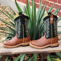 Anderson Bean Vintage Bark Elephant Kids Boots -Western Cowboy Equipment Shop 20230308 133057