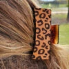 McIntire Saddlery Brown Clip With Leather Leopard -Western Cowboy Equipment Shop 20230329 133024