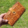 Spaghetti Western Basket Weave Leather Wallet -Western Cowboy Equipment Shop 20230413 112206