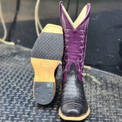 Horse Power Black Caiman Belly Boots -Western Cowboy Equipment Shop 20230516 124459