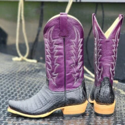 Horse Power Black Caiman Belly Boots -Western Cowboy Equipment Shop 20230516 124525