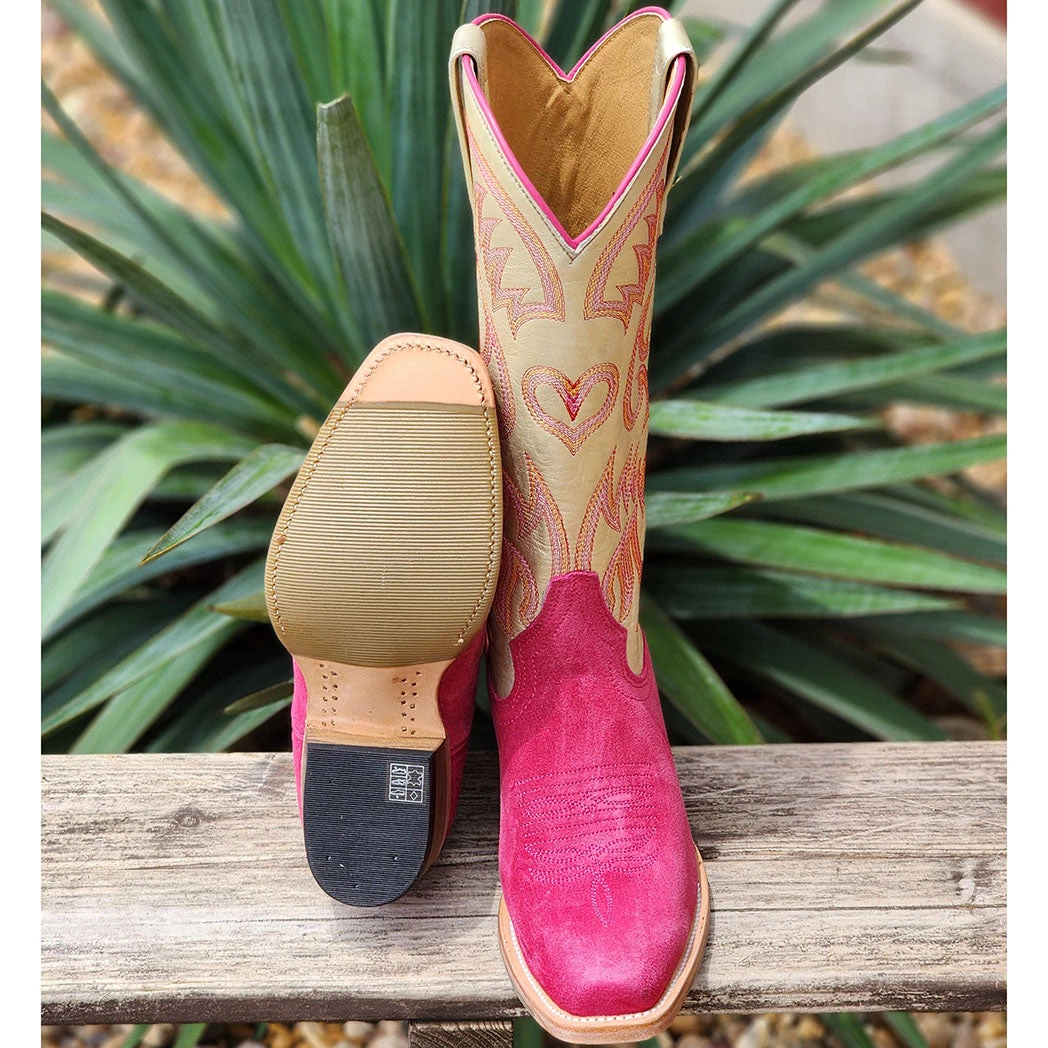 Macie Bean Hot Pink Square Toe Boots 5 Macie Bean Hot Pink Square Toe Boots - Image 3