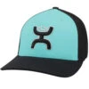 Hooey Youth Turquoise And Black Cap-Black Hooey Up Patch -Western Cowboy Equipment Shop 2112TQBK02 1000x1000 0049a4be edb9 4914 8db5 3eaa5c910230
