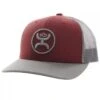 Hooey Mid Profile Maroon/Gry Cap-O Classic Patch -Western Cowboy Equipment Shop 2209T MAGY02 800x f5657ced 1a40 43e1 9154 98ed432f4aea