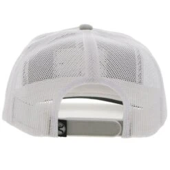 Hooey "Liberty Roper" Grey & White Trucker Cap -Western Cowboy Equipment Shop 2210T GYWHb