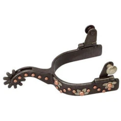 Weaver Leather Weaver Ladies Floral Buff Spurs