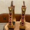 Nettles Stirrups 2" Comanche Inlay -Western Cowboy Equipment Shop 2 COMANCHE3
