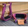 Nettles 2" Distressed Pink Barrel Racing Stirrups -Western Cowboy Equipment Shop 2 gbrdp