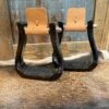 Nettles Stirrups 2" Black Gripper Barrel Racers -Western Cowboy Equipment Shop 2gbrb