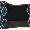 Pachanga Teal/Black Contour Wool Saddle Pad -Western Cowboy Equipment Shop 31 9055 439