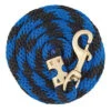 Weaver Leather Weaver Blue And Black Poly Lead Rope With Snap -Western Cowboy Equipment Shop 35 2155 T24