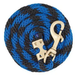 Weaver Leather Weaver Blue And Black Poly Lead Rope With Snap