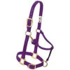 Weaver Leather Weaver Purple Adjustable Chin And Throat Snap Halter -Western Cowboy Equipment Shop 35 7035 pu