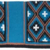 Tough-1 Teal Sequoyah Wool Saddle Blanket -Western Cowboy Equipment Shop 35 9040 436
