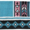 Tough-1 Cherokee Wool Turquoise/Pink Saddle Blanket -Western Cowboy Equipment Shop 35 9060 443
