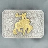 Bucking Horse Rectangle Buckle -Western Cowboy Equipment Shop 37558