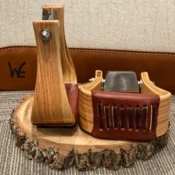 Nettles Stirrups 3" Flatbottom Varnish With Leveler 7 Nettles Stirrups 3" Flatbottom Varnish With Leveler -Western Cowboy Equipment Shop 3 FV L1copy